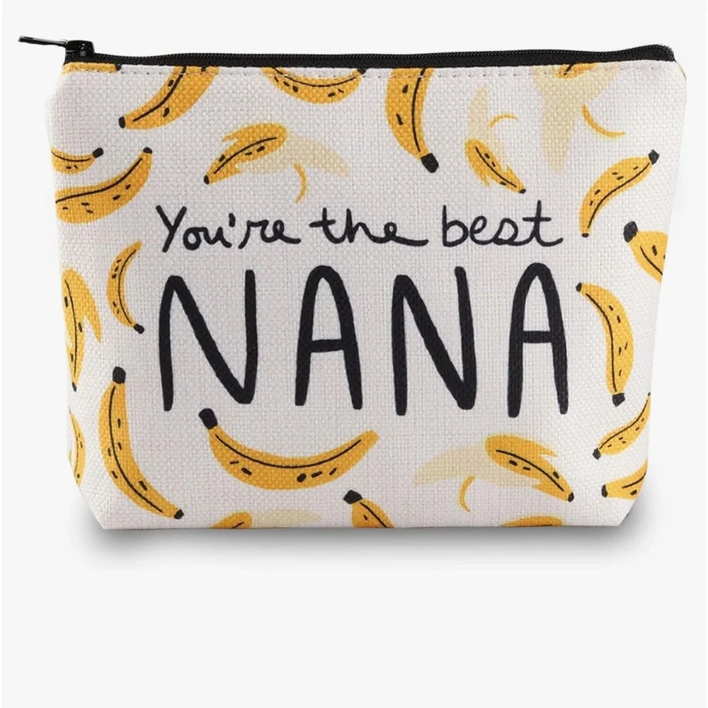 Nana Makeup Bag with Zipper NIP -